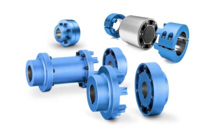 Flender-Kupplung mit zwei Elastomergelenken