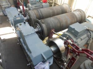 Die neuen Hubwerksgetriebe haben je ein dauerfestes Nenndrehmoment von 22.000 Nm Die beiden neuen Hubwerksgetriebe haben jeweils ein dauerfestes Nenndrehmoment von 22.000 Nm.