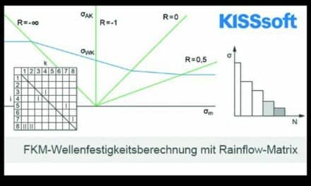 Wellenfestigkeitsberechnung mit Rainflow-Matrix