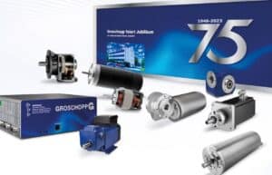 Produkte von Groschopp, wie z.B. Kommutator-Einbaumotoren, Induktionsmotoren und Servomotoren 