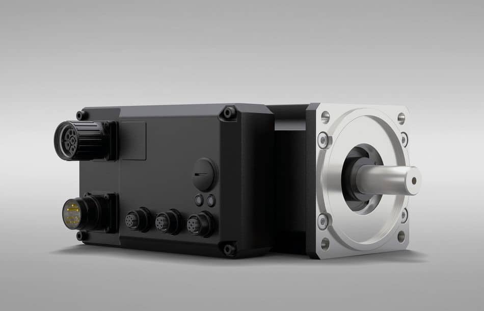 Synchron-Servomotor mit integriertem Wechselrichter