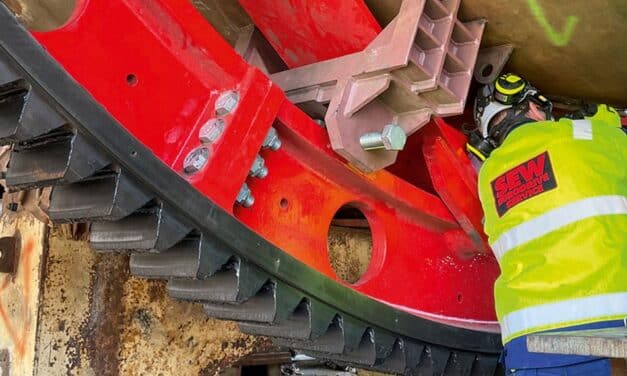 NEUER DRIVE FÜR DREHROHRÖFEN